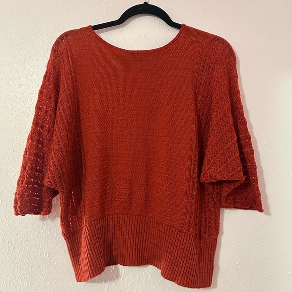 Orange Relaxed Fit Sweater 212 NYC - Picture 1 of 5